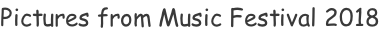 Pictures from Music Festival 2018